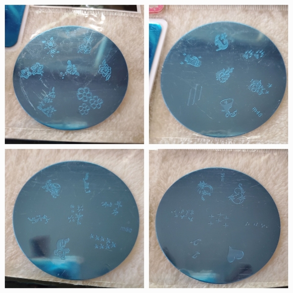 NEW - Bundle of 15 - Nail Art Stamping Plates + Stickers - Picture 9 of 11